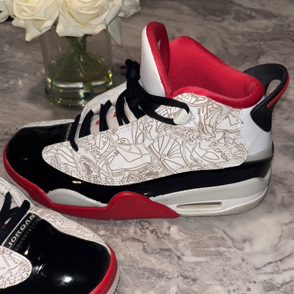 Jordan Kids Sneakers - Red, Black, White - Picture 6 of 15